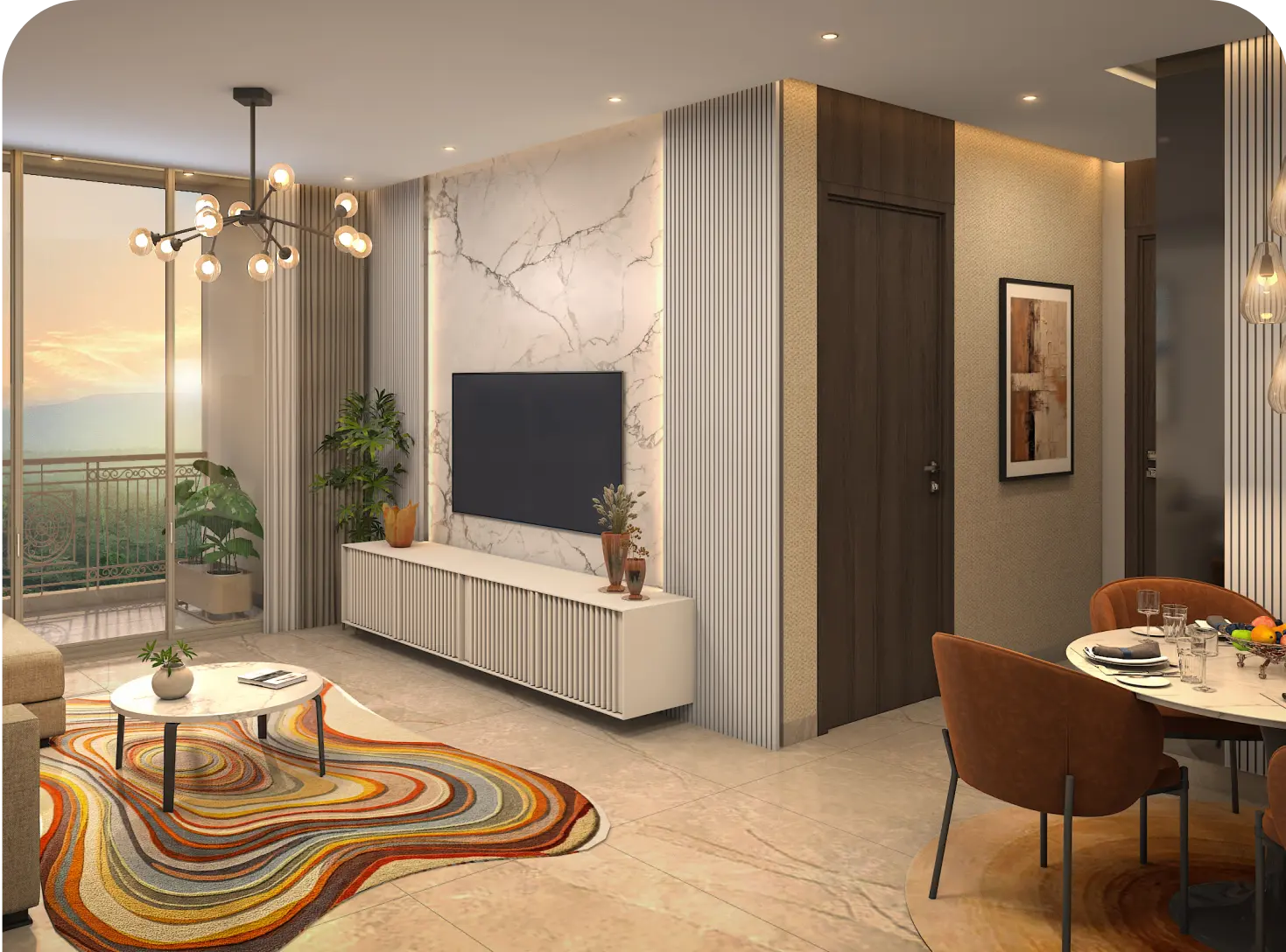 2 BHK – Spacious & Stylish